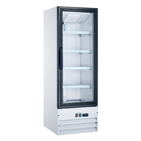Omcan SINGLE GLASS DOOR DISPLAY REFRIGERATOR 22" 50033 | Fridge.com