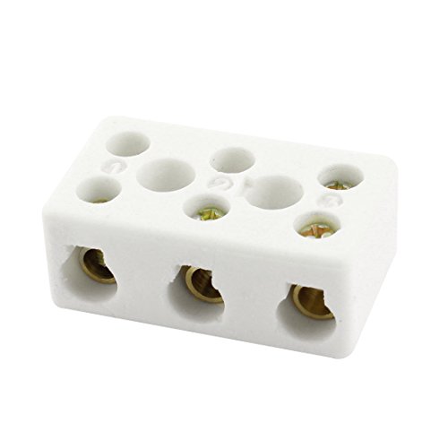 Bloque terminal cerámico Aexit 6mm 3W8H AC250V 600C miniatura 1