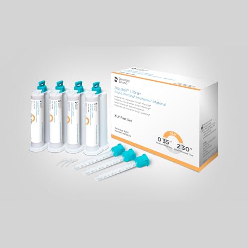 Dentsply Sirona 678670 Aquasil Ultra+ XLV Fast Set Smart Wetting Impression Material 4/Pk 50 mL