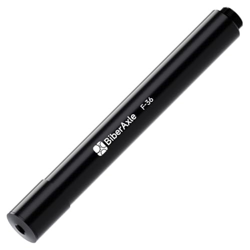 BiberAxle Axes enfichables pour fourches de vélo Fox 36, alliage d'aluminium moyeu à serrage rapide axe adaptateur longueur : 20 mm x 100 mm