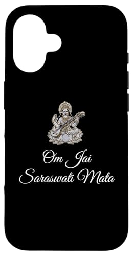 Saraswati Vc fUC Om Jai Saraswati Mata X}zP[X iPhone 16 p