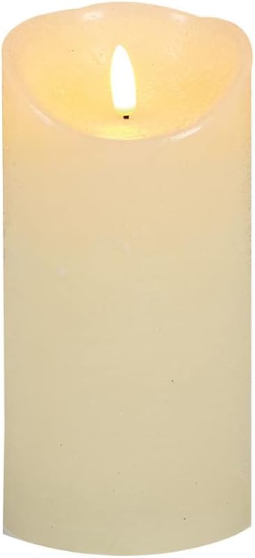 18cm Flickerbright Textured Candle