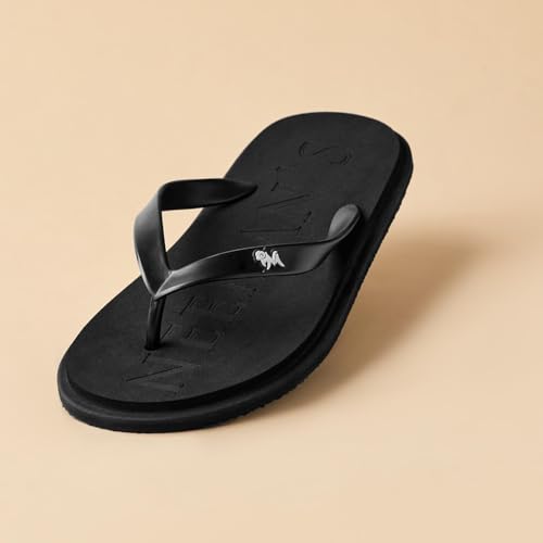 Neeman's Eco Classic Slippers for Women | Stylish, Comfortable & Lightweight Flip Flops for Women's | Flexible & Durable | Flat, Rubber, Anti Skid, Soft Daily Use Chappal