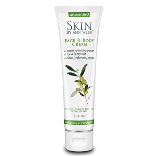 Unscented Face & Body Cream Skin by Ann Webb 2 oz Cream
