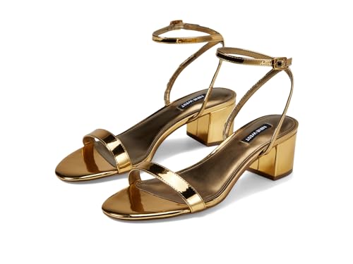 Nine West Women's Allora3 Heeled Sandal, Bronze 750, 8.5