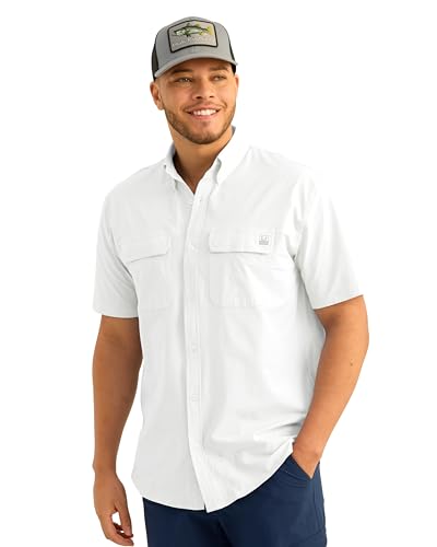 Chemise de pêche anti-transpiration HUK Next Level à manches courtes pour homme