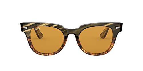 Ray-Ban 0RB2168 Montures de Lunettes, Vert (Green Gradient Brown Striped), 49 Mixte Adulte