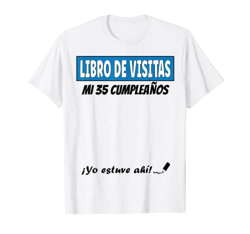 Libro De Visitas - 35 Años Cumpleaños Divertido Regalo 1986 Camiseta