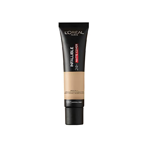 Image of L'Oreal Paris Infallible 24 Hr Matte Cover Foundation, 101.5 Natural, 35 g