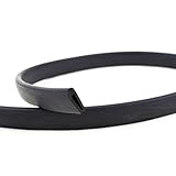 EUTRAS [100m FP3010 Perfil de Marco Junta de Goma 2 mm - Protege y Sella de Forma fiable - para Chapa, Cristal y Elementos de construcción - Calidad Industrial Alemana Top Made in EU