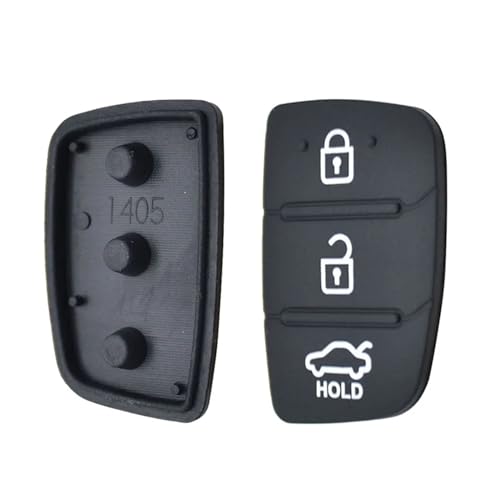 Coussin de remplacement de coque à distance Hyundai pour clé auto 3 boutons Creta - 2