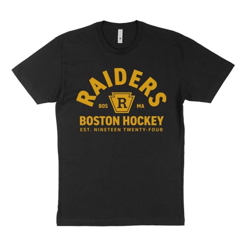 Raiders Boston Hockey Shirt Unisex 2X-Large Black