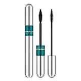 Wasserdichte Maske: Fleckenabweisende Wimpernverlängerungsformel, Design mit zwei Bürsten, das ein lockiges und dickes Lifting erzeugt, langanhaltendes Augen-Make-up