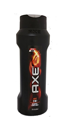 Axe Shampoo and Conditioner, Heat, 2 in 1, 22 Oz (Pack of 4)
