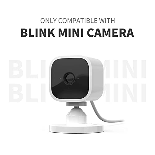 Image of Blink Mini Camera Adhesive Wall Mount Bracket, Strong Adhesive Durable Camera Mount Stand for Blink Mini Indoor Camera, No Drill, No Screws (for Blink Mini-Black)