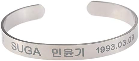 Amazon Co Jp Bts 防弾少年団 バングル ブレスレット 刻印入り バンタン Army グッズ Suga ジュエリー Amazon Co Jp Bts 防弾少年団 バングル ブレスレット 刻印入り バンタン Army グッズ Suga ジュエリー