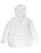 Freyhem Women's Pullover Puffer Jacket Quilted Lightweight Dolman Sleeve Button Down Hooded Padded Coat with Pocket(White-L)