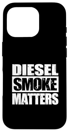 BLACK DIESEL SMOKE MATTERS, Diesel Truck Owner Roll Coal Case for iPhone 16 Pro