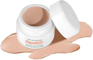 Corrector impermeable duradero, hidratante y brillante, adecuado para manchas musculares de corrector y corrección de color. (blanco natural)