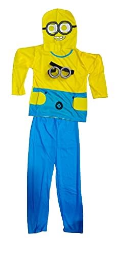 KKALAKRITI Minion Cartoon Character Fancy Dress Costume With Spects For Kids (3-4 Yr) (B0D5497FVR) Amazon Price History, Amazon Price Tracker