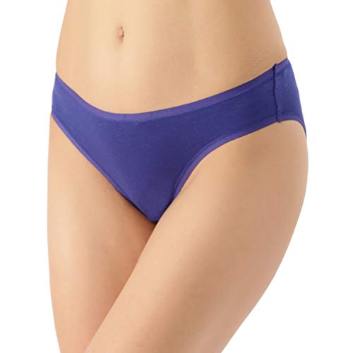 Image of Amante Solid Low Rise Cotton Bikini Panty Pack(Pack of 3)