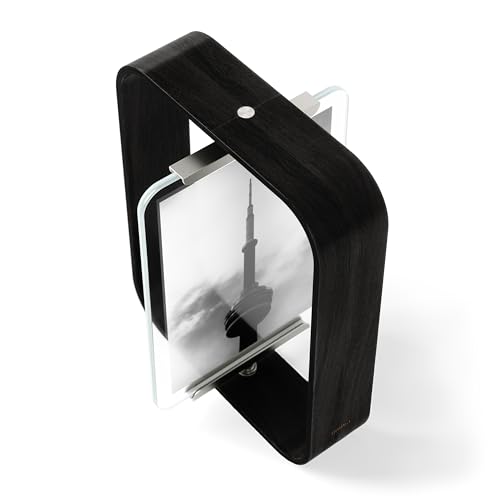 Umbra Bellwood Tischbilderrahmen, doppelseitig drehbar, 13x18 cm, Schwarz – Ansicht 9