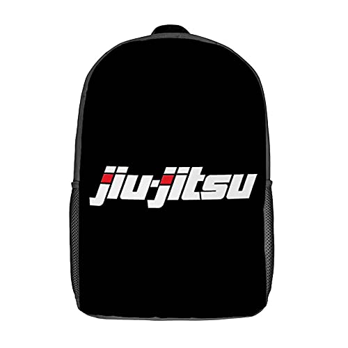 Jiu Jitsu Mochila Unisex Patrón Exquisito Bolsa para portátil Universal 17 pulgadas Paquete de viaje, Como se muestra en la imagen, Talla única
