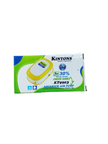 SN AQUATIC KINTONS KT9903 Aquarium Single Way Air Pump with 1Meter Silicon Tube | 1Air Stone (Suitable for Fresh and Marine Fish Tanks) (B09HQ42PQB) Amazon Price History, Amazon Price Tracker