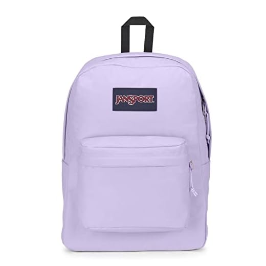 JanSport SuperBreak Backpack in Pastel Lilac