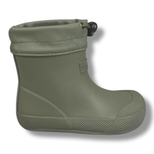 Bundgaard Extrem flexible & leichte Barfuß- Gummistiefel Kurzschaft COVER v (6465 Army, EU Schuhgrößensystem, Kleinkind, Numerisch, M, 21)