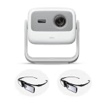 JMGO N1S 4K Mini Videoprojecteur + 2*Lunettes 3D Actives