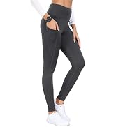 MoFiz Women Fleece Lined Leggings Sweatpants Winter Thermal Insulated Water Resistant Cargo Hikin...