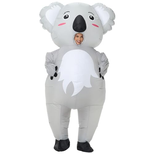 Inflatable Koala Costume Blow up Animal Costume Christmas Halloween Suit Unisex Suit