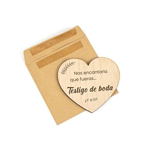CONTRAXT Regalos para Testigos de boda originales. Ideas originales Quieres ser mi testigo de boda Detalles regalos peticion testigos boda originales regalo novios (Testigo)