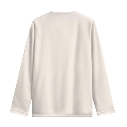 Image of Girls Long Sleeve Shirt with Cute Graphic Casual Pullover Tops 3-16Y