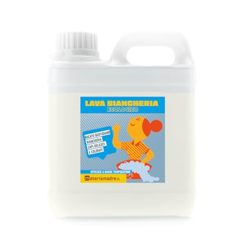 DETERSIVO LIQUIDO LAVATRICE ECOLOGICO BIANCHERIA E CAPI DELICATI TANICA 3 LT