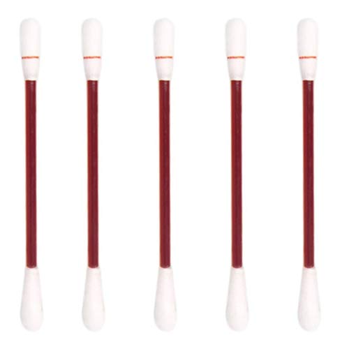 WFZ17 7 x 5 Pcs Cotton Swab One-time Disinfect Cotton Swab Buds Iodine Inside for Travel Outdoor Sport