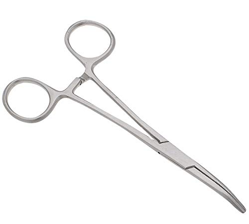 FORGESY 6" Curved Hemostat Forceps Locking Clamps Stainless Steel (B08N6TNHQ9) Amazon Price History, Amazon Price Tracker