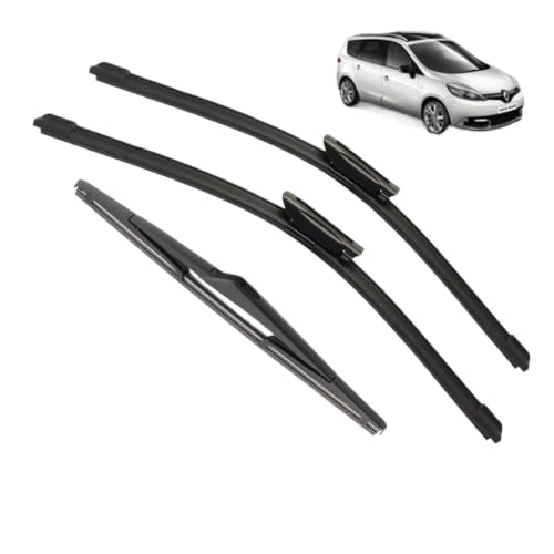Essuie-glace pour Renault Scenic 3 kit balais avant arrière - 2