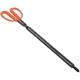 Cabilock Tragbarer Müllgreifer aus Metall und Kunststoff Rutschfeste Greifzange mit Flachem Kopf Leichtes Abfallsammelwerkzeug für Garten und Outdoor