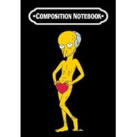Composition Notebook: The Simpsonssz Mr. Burns Valentine Sweat,