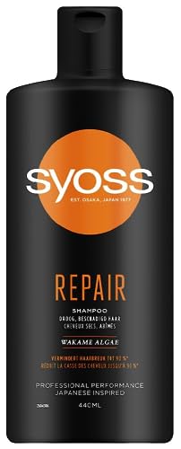 Syoss - Champú reparador para cabello seco y dañado, 6 unidades (6 x 440 ml)