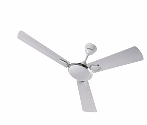 Image of Surya Grace 1200MM Ceiling Fans | for up-beat Living rooms, Bedrooms, Dens, Common Areas, Home and Office (White)