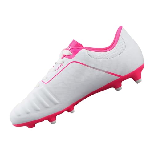 Vizari Firm Ground Soccer Shoes for Kids | Durable Football Shoes for Boys & Girls | Lightweight, Wide & Comfortable Soccer Cleats with Padded Heel, & TPU Outsole for Outdoor Play