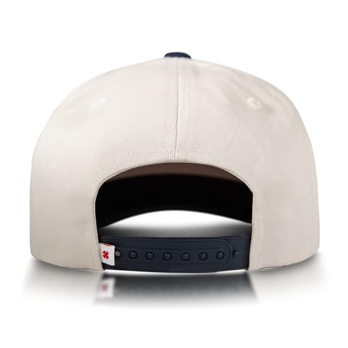 Image of Lucky Brand Snapback Hat | Adjustable | Baseball Cap | Retro | American Heritage | 5 Panel Design | Cotton Canvas