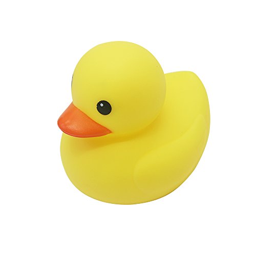 Image of MYLIFEUNIT 4 inch Yellow Rubber Bath Ducks for Child