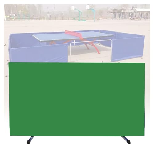 YCOVSFP Deflectores De Tenis De Mesa, Mampara De Privacidad Plegable For Autoentrenamiento De Club con Soporte Giratorio For Garaje Y Estadio(Green,140x75CM-2PCS)