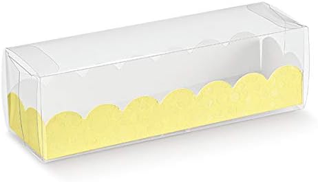 Macaroon Box with Lemon Sphere Insert 190x50x50mm