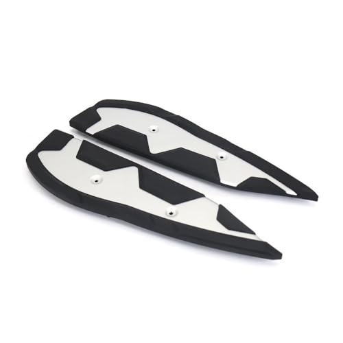 Repose marchepieds pour XMAX 125 250 300 400 en aluminium et caoutchouc noir