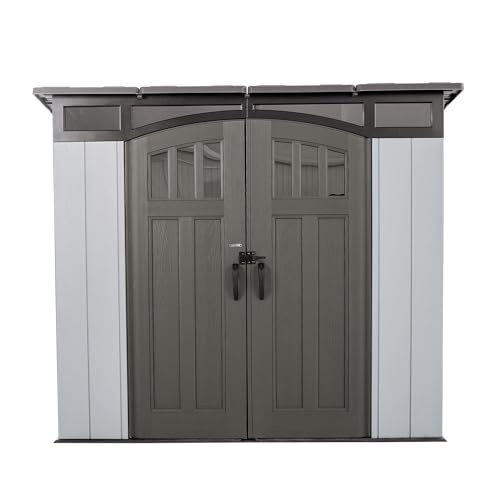 Lifetime Modern Outdoor Storage Shed, 8 x 5 Foot, Gray by LIFETIME - Used condition - US$1076.15